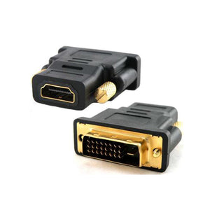 გადამყვანი  FEF-HD-003, Kingda, DVI-D(24+1)male to HDMI female adaptor