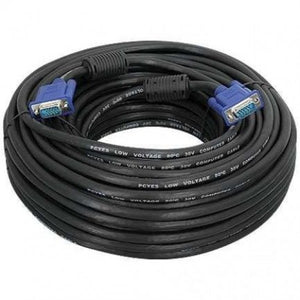 კაბელი:VAG-B04-B2500 VENTION VAG-B04-B2500 VGA(3+6) Male to Male Cable 25M Black