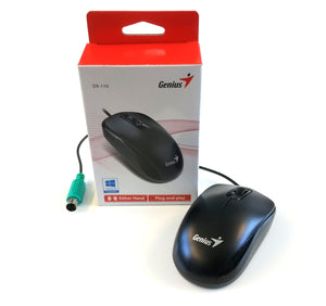 თაგვი DX-110 Black, Genius Optical Mouse, PS/2