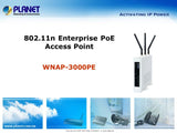 როუტერი  PLANET WNAP 3000PE 802.11n Enterprise PoE Access Point