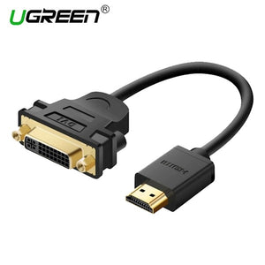 ადაპტერი 20136 UGREEN  HDMI Male to DVI Female Adapter Cable 22cm (Black) HDMI TO DVI 20136