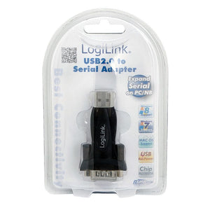 ადაპტერიLogilink AU0002E, USB 2.0 to SERIAL adapter (DB9M)