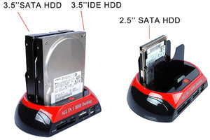 კომუნიკატორი  WS ST 320 A - DUAL HDD SLOT+USB+E-SATA+HUB+CARDREADER WINSTAR
